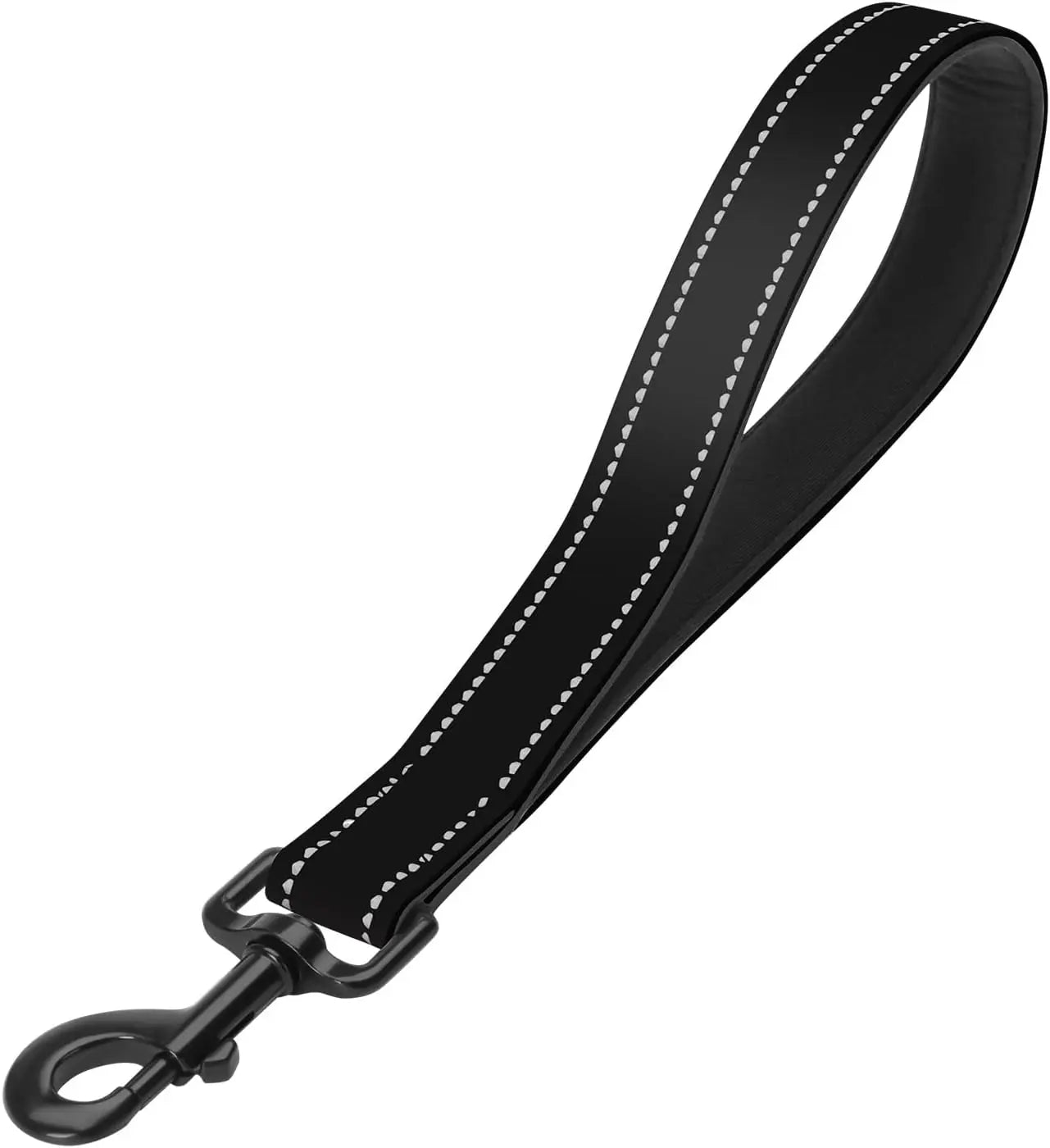Short Dog Leash for Training Control - Reflective, Padded Handle for Large & Medium Dogs